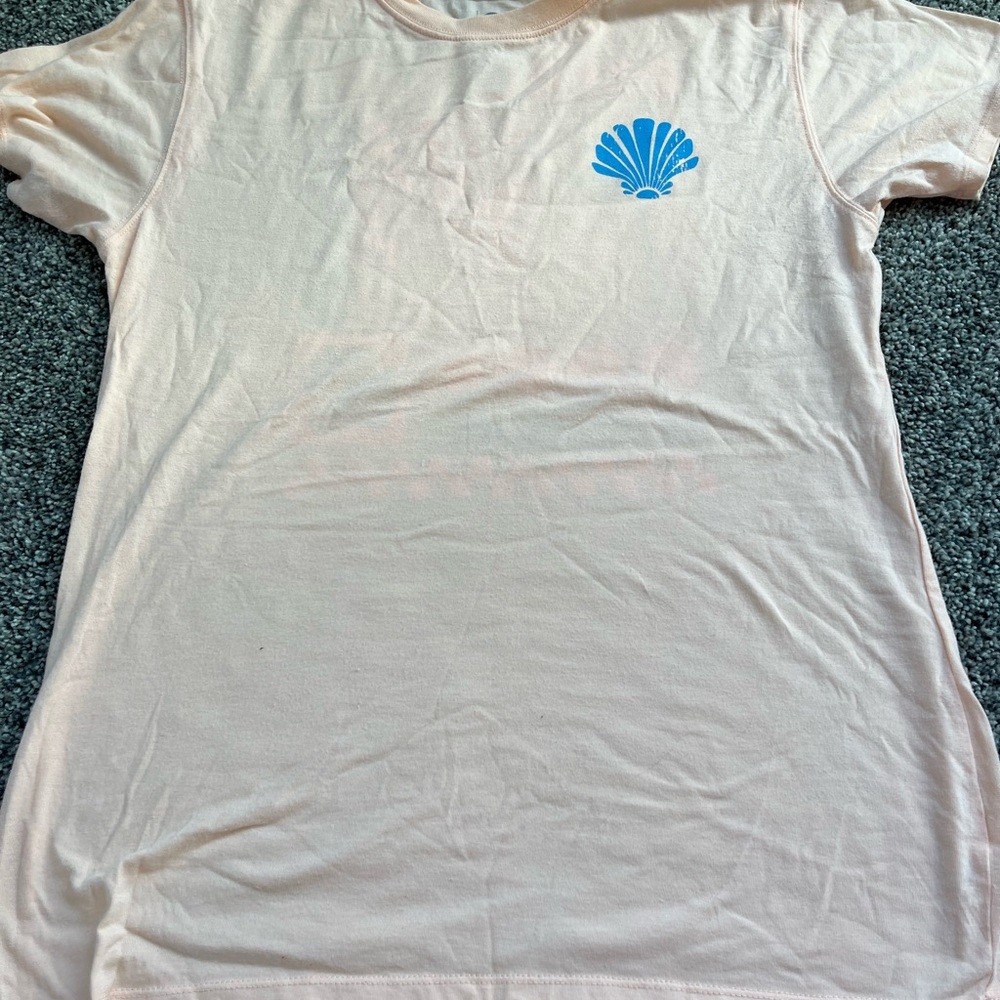 SO Cream and Pink Graphic T-Shirt
